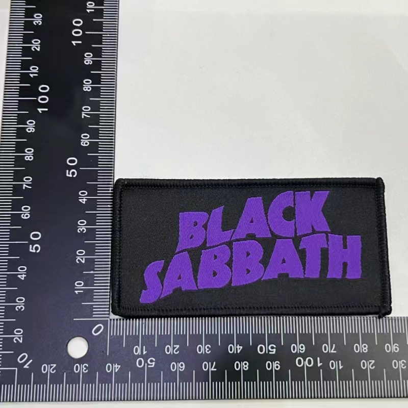 BLACK SABBATH 官方原版布标 经典Logo  (Woven Patch)